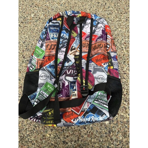 Hard Rock Café 2020 Backstage Pass Backpack School Travel Vacation Music main image 9